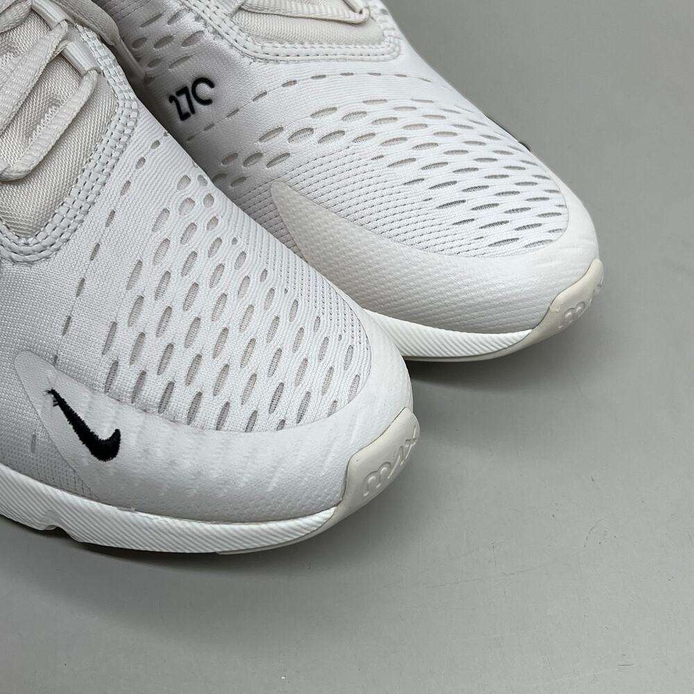 NIKE W Air Max 270 Foam Insole Mesh Sneakers Women's Sz 7 White Gold DZ77736 001 - Picture 2 of 12